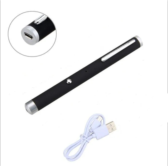 Green laser pointer pen with aluminium alloy body in black, camouflage or white colour options