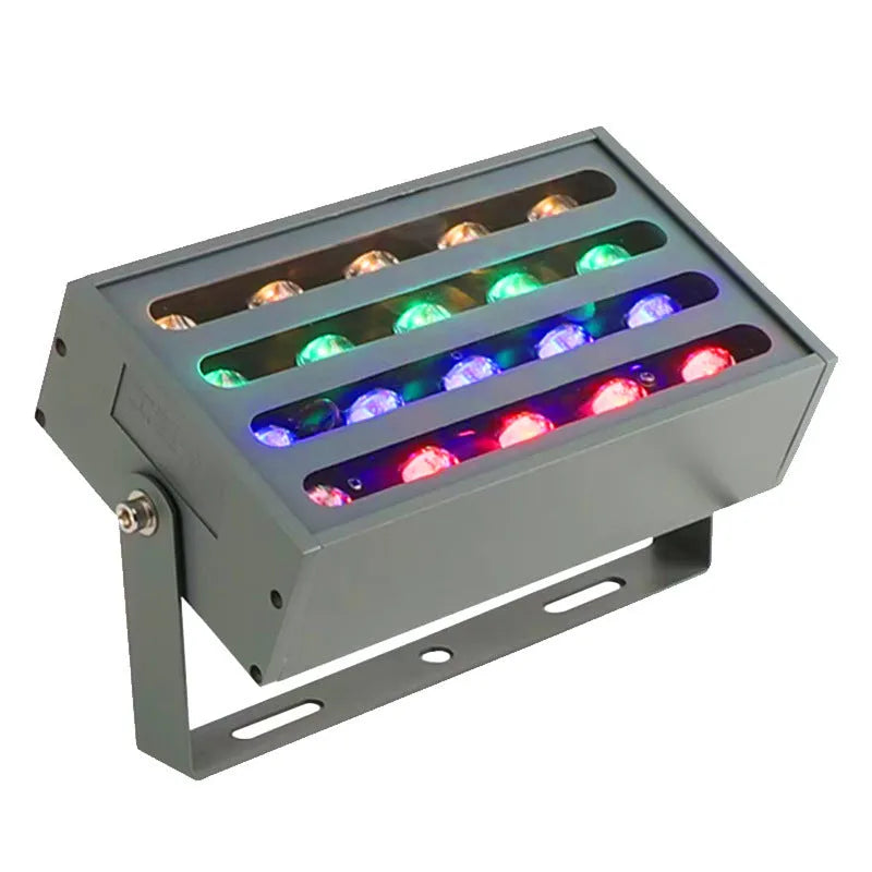 Outdoor LED Rainbow Tree Projection Lamp with aluminium alloy waterproof shell for landscape lighting.