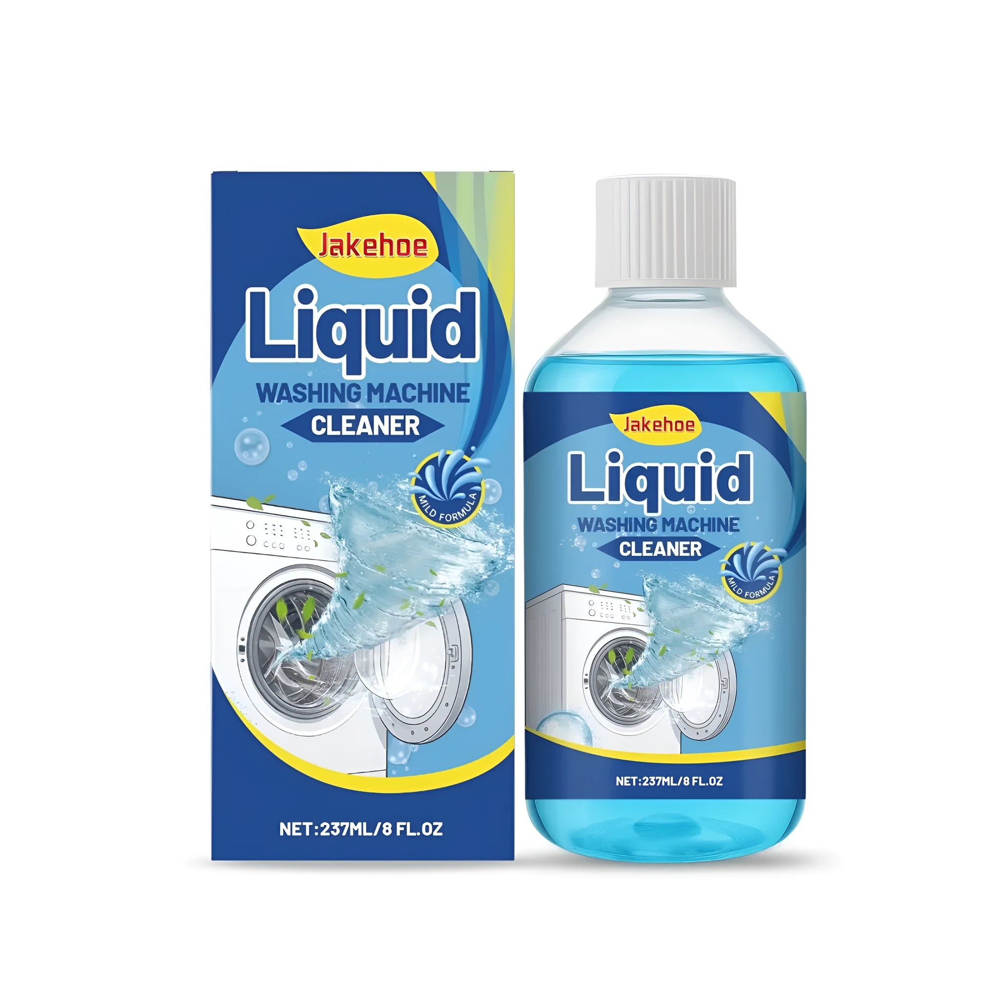 237ml bottle of liquid washing machine cleaner with citric acid for limescale removal