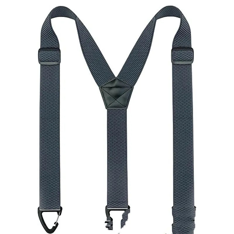 Unisex triangle outdoor climbing hook strap, polyester elastic 3.8*120cm, plastic hook, five colours