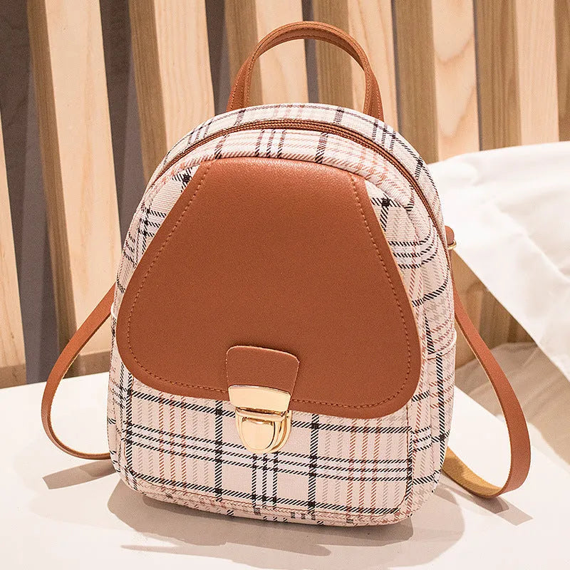 One shoulder diagonal phone bag in PU fabric available in black, blue, brown, pink or red