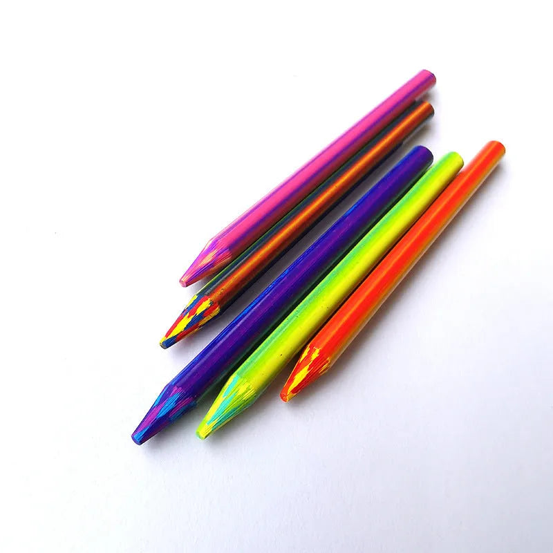 Magic rainbow multicolour pencil leads 5.6mm diameter for activity pens in tube of five