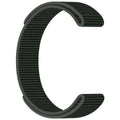 Velcro single circle nylon watchband in black with 22mm width