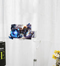 Black mobile phone screen amplifier with 12-inch acrylic display on adjustable folding bracket