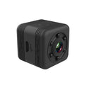 SQ29 black waterproof sports camera showing front view with lens.