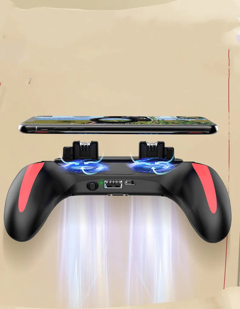 H10 mobile game cooling controller with touch screen for smartphones between 4.7 and 6.5 inches