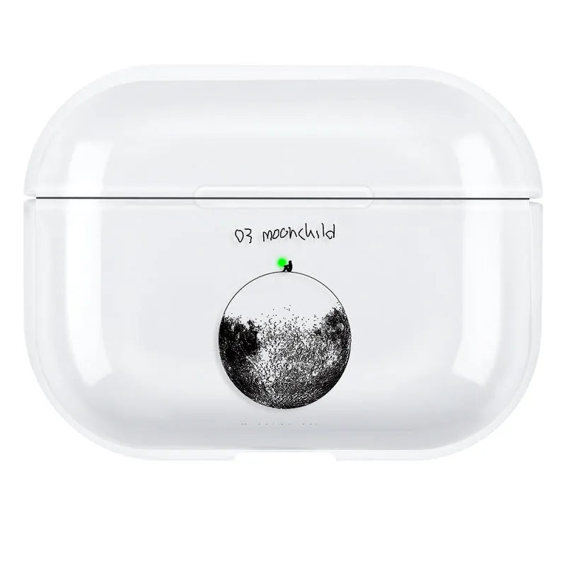 AirPods Pro 3 PC protective case cover in simple solid colour back cover style
