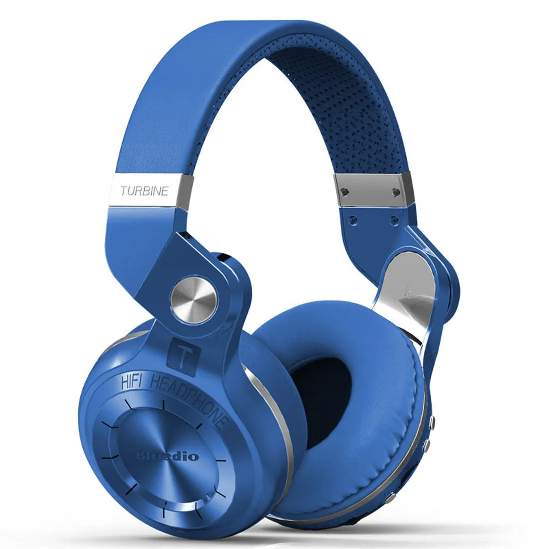 Black wireless Bluetooth headset with adjustable headband and over-ear cups on a grey background.