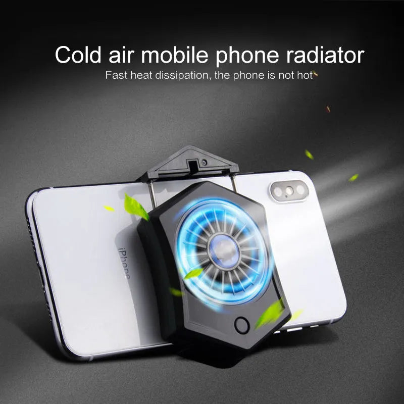 USB mobile phone radiator cooling fan for game consoles in black and white colour options
