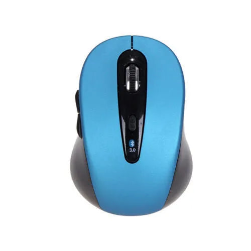 Wireless dual-mode ergonomic mouse for laptops with 2400DPI optical sensor in black