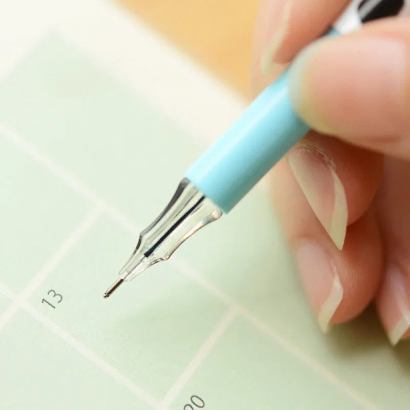 Box of 12 assorted cow-colour gel pens with 0.38mm fine tips.