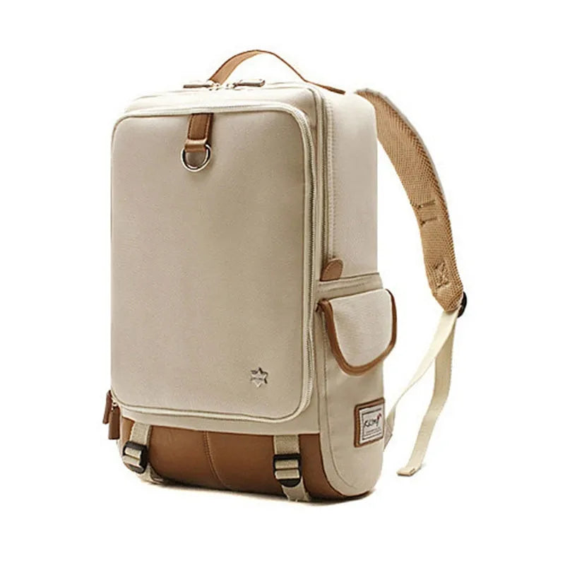 Men's Korean-style backpack in Oxford cloth with 30x46cm capacity and waterproof fabric