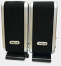 Black mini USB notebook speaker for computer audio enhancement with dual 3W output