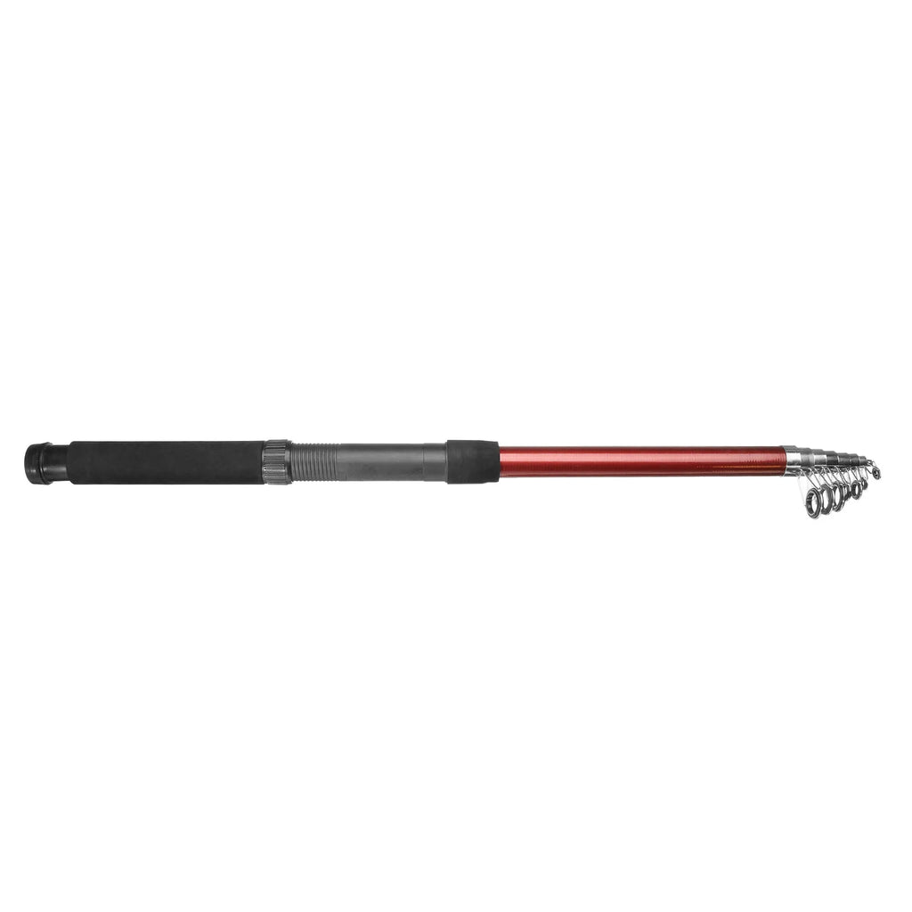 White LED fishing rod light on a telescopic pole with a remote control, dimensions 120 by 95 mm.