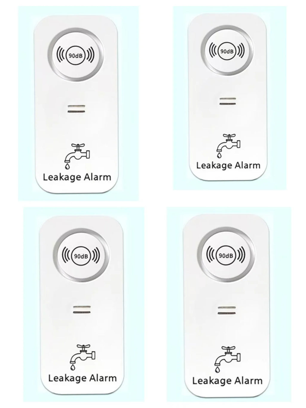 Overflow sensor independent alarm with Graffiti Wi-Fi for water leak detection in homes and warehouses
