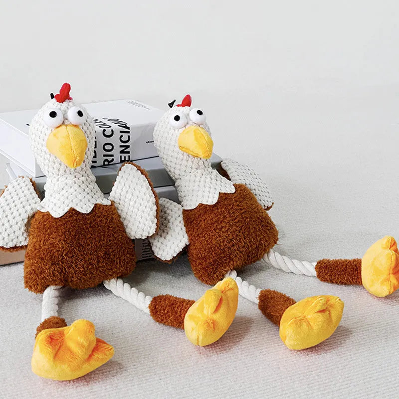 White pet boredom relief toy for dogs and cats with chewing resistance design