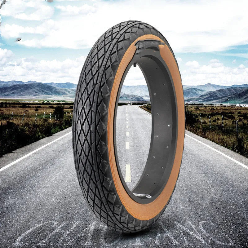 20x4.0 brown rubber tyre for electric beach car and snowmobile replacement