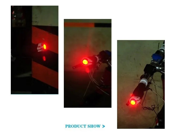 Aluminium alloy bicycle handle blocking light in black, red, blue, silver or gold with white rubber lampshade