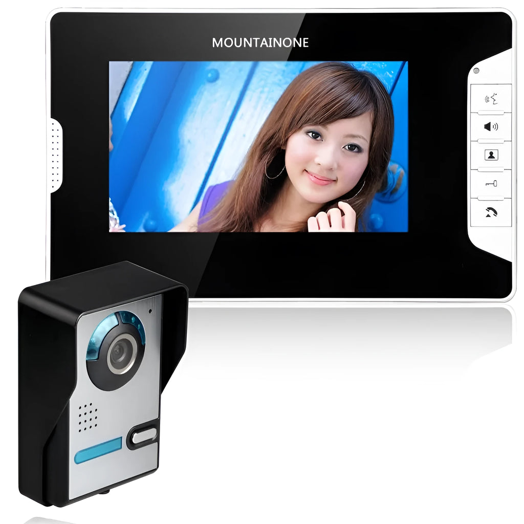Shanyi Shida wired video door phone system with indoor monitor and outdoor camera