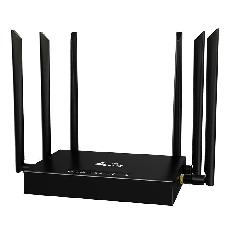 Industrial iron box 4G router with dual antennas and compact 29.5cm design