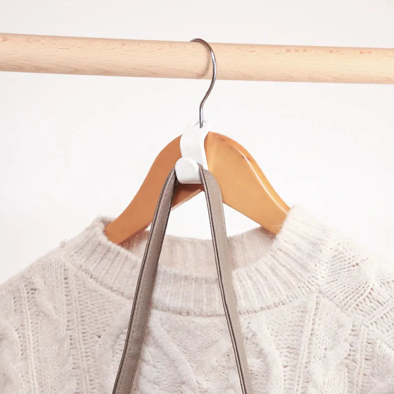Plastic closet stack hanger hook 6-pack PP material 6x2cm for wardrobe organisation