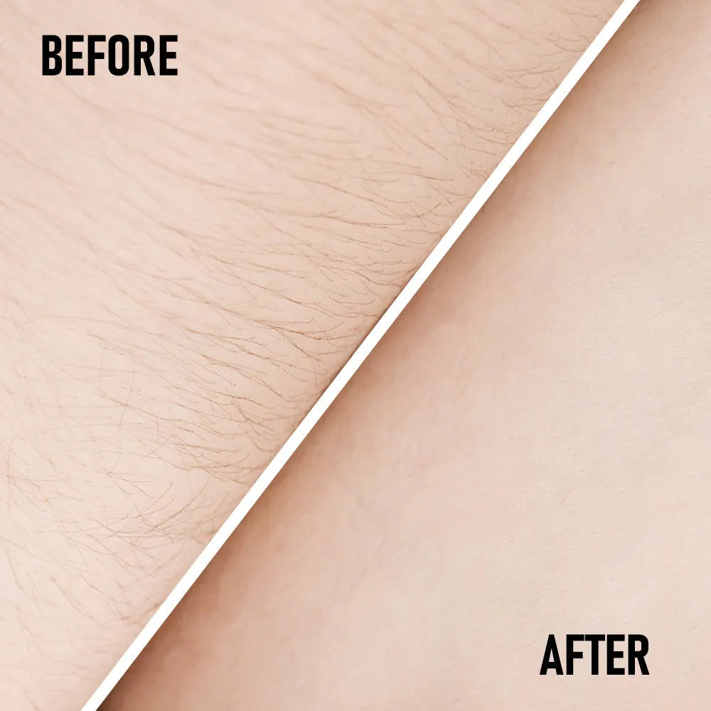PHOFAY Pain Free Hair Removal Cream tube with applicator scraper for gentle hair removal