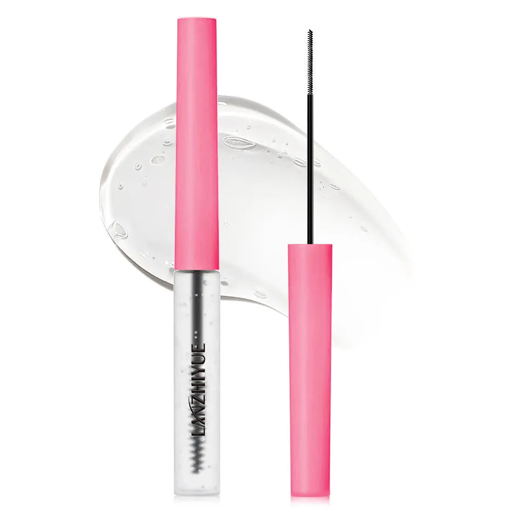 White eyelash growth liquid bottle for eyelash thickening and lengthening treatment