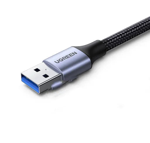 Greenlink USB 3.0 type C data cable in black with male to male connectors