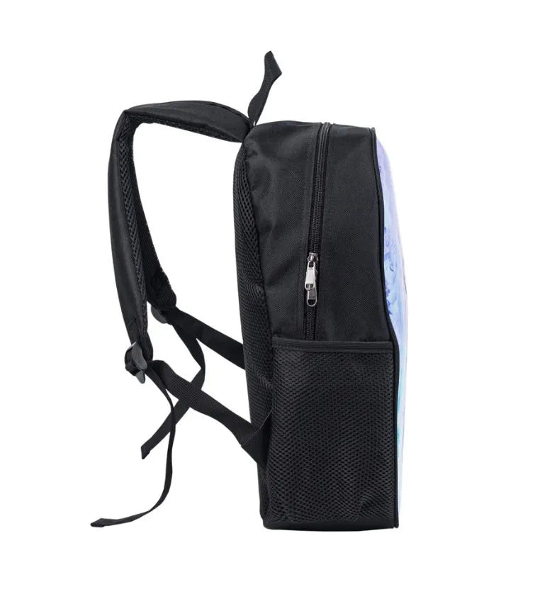 Jurassic dinosaur 3D print backpack 16 inch polyester school bag colour 1A
