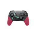 Wireless Bluetooth gamepad with vibration in black, white, red, and green colour options.