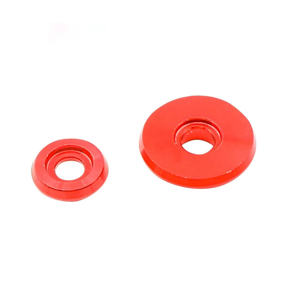Honda Civic K Series aluminium engine gasket kit in silver, red, blue, and black colours.