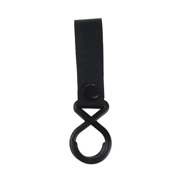 Nylon luggage velcro hook in assorted colours on white background with independent OPP packaging.