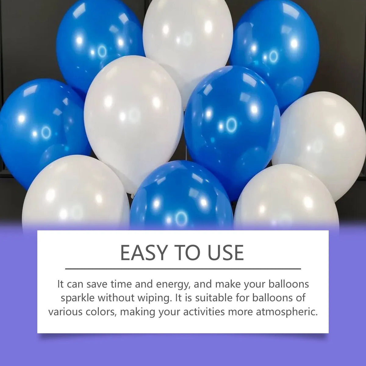 100ml balloon shine spray bottle for lasting gloss and lustrous balloon surfaces