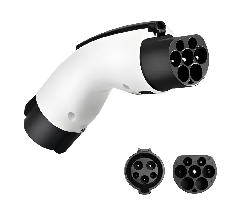 J1772 to GB T charging gun converter AC 32A white adapter for electric vehicle charging