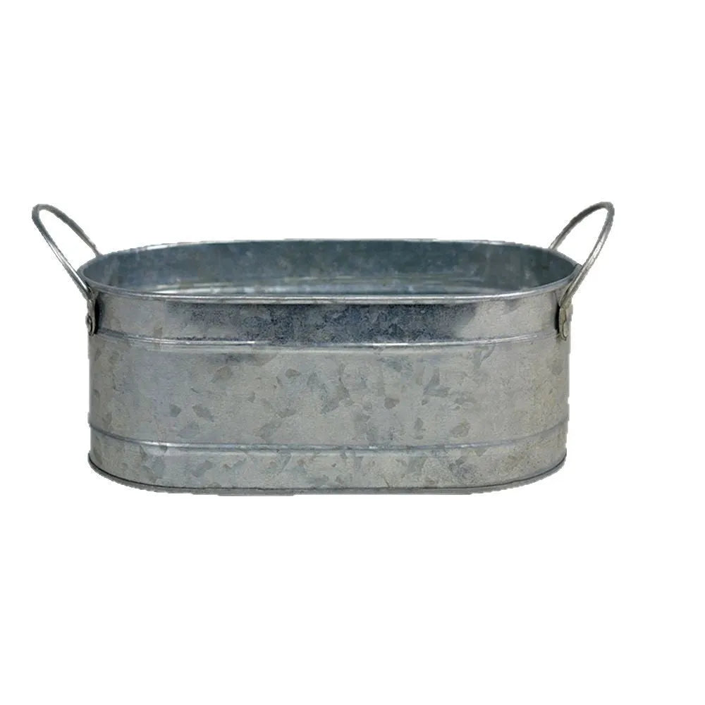 Iron sheet desktop succulent flowerpot with corrosion-resistant finish