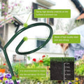 Metal round climbing plant bracket with wrought iron wire support, available in sizes from 20CM to 90CM