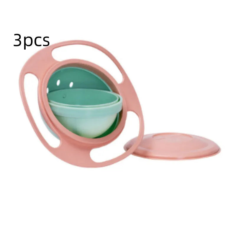 Children's rotating balance bowl in plastic, blue colour, suitable for toddlers over 24 months