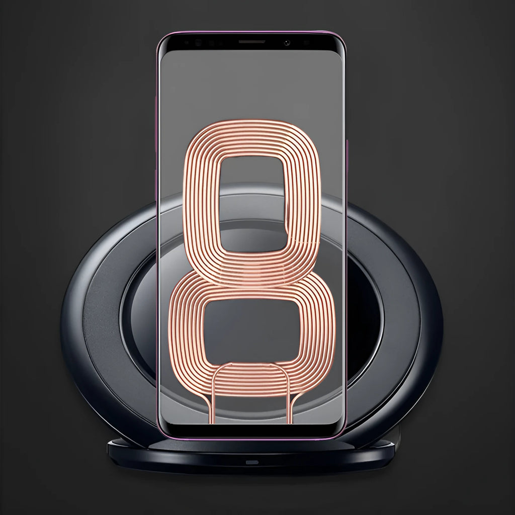 Qi wireless fast charger for Samsung Galaxy Note Edge in black or white colour options