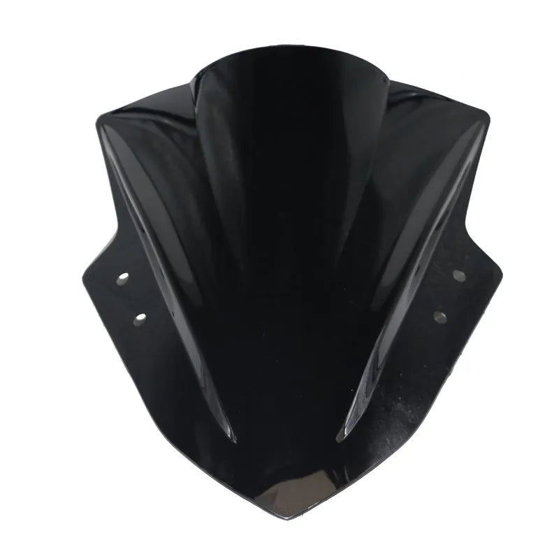 Universal motorcycle windshield 4mm plexiglass black colour for street car modification handlebar mount