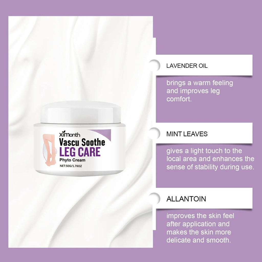 50g jar of discomfort moisturising daily massage cream with lavender and mint
