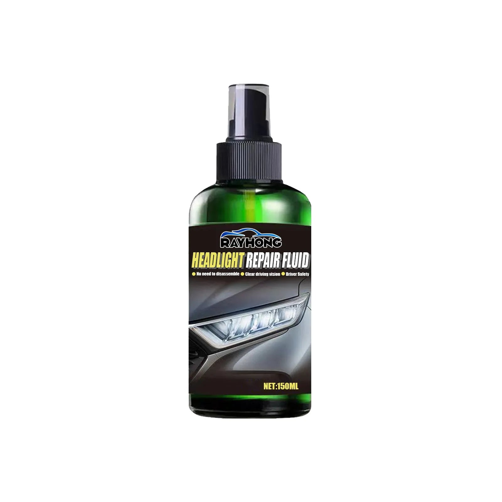 150ml bottle of car lamp repair liquid for restoring yellowed plastic headlights