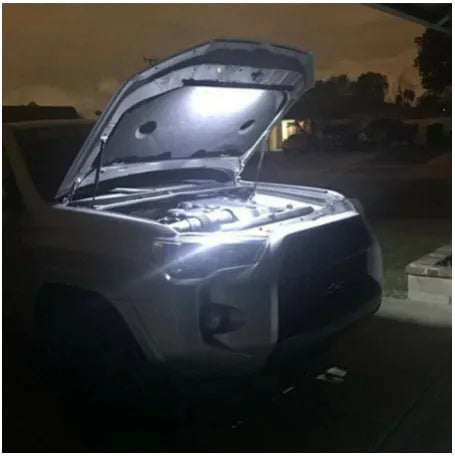 Automatic LED car hood light bar 39cm white 6000K with 21 SMD5050 LEDs and 2-metre cable