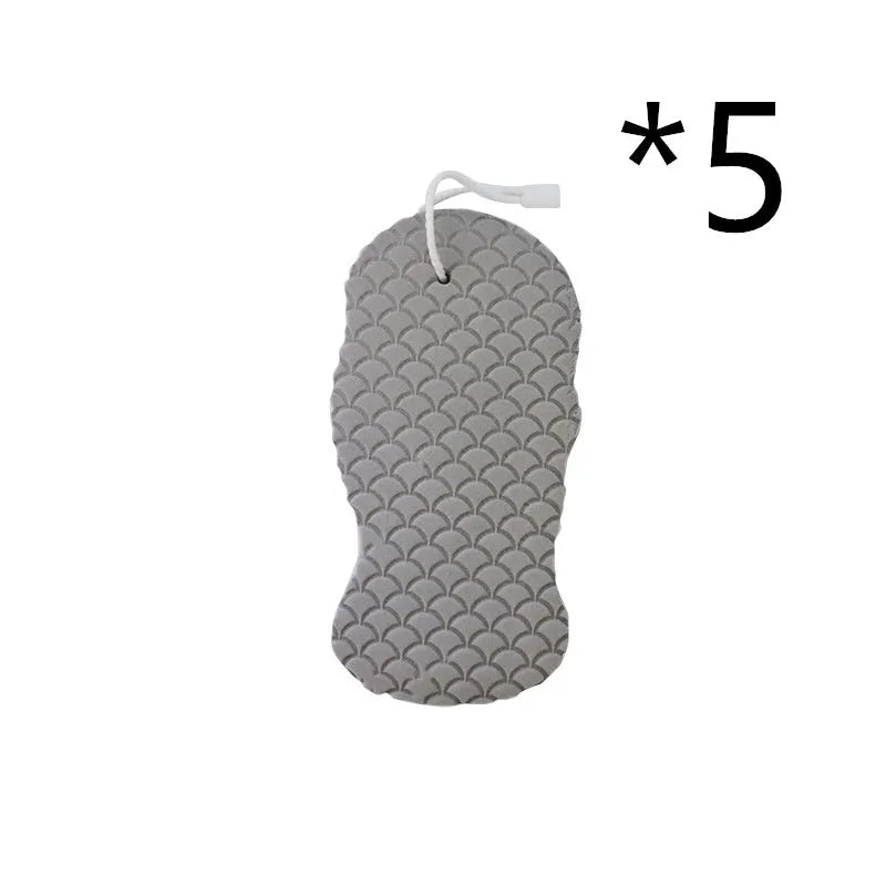 3D fish scale pattern bath sponge exfoliator in multiple colour options including white, grey, pink and light blue