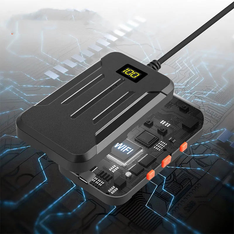 Wireless dual lens endoscope with IP68 waterproof rating and 20 metre cable
