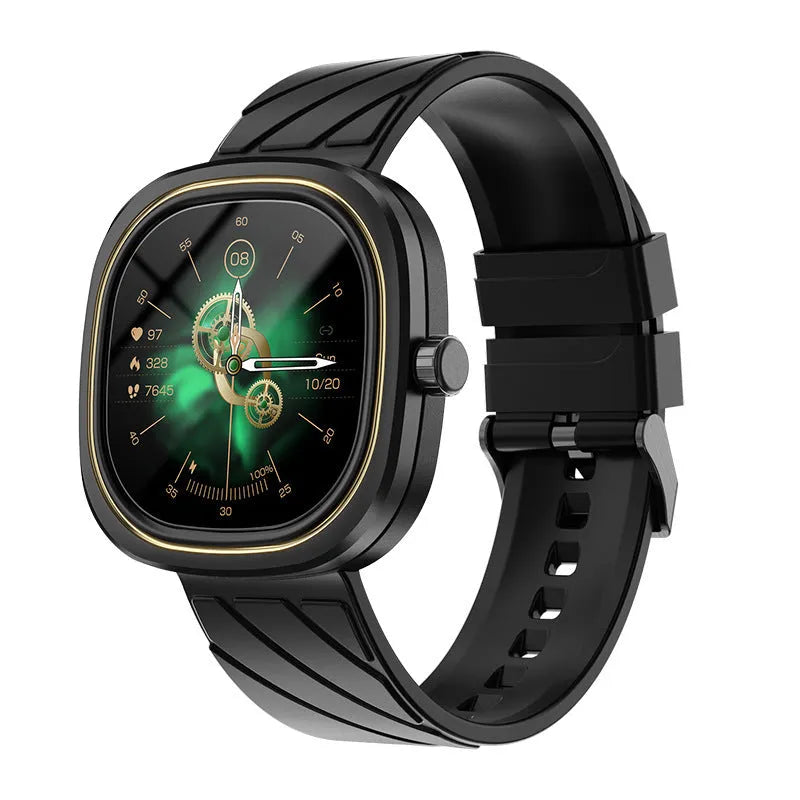 Fashion Bluetooth smart bracelet sports watch with 1.32-inch touchscreen on silicone wristband