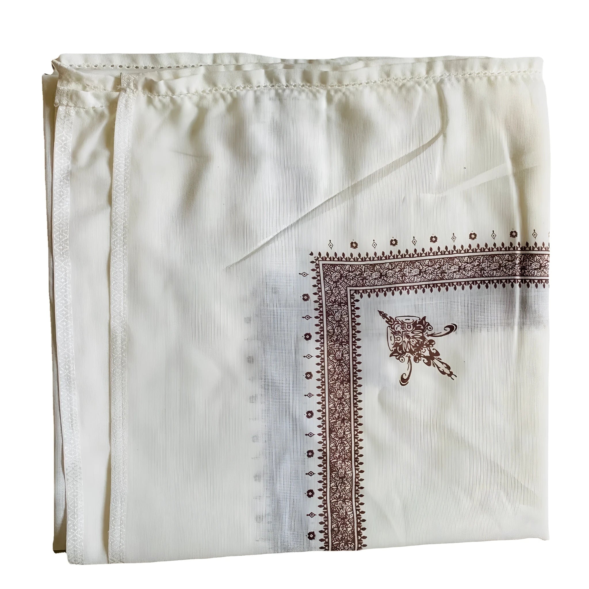 Printed square polyester scarf in six colour options measuring 138cm x 138cm