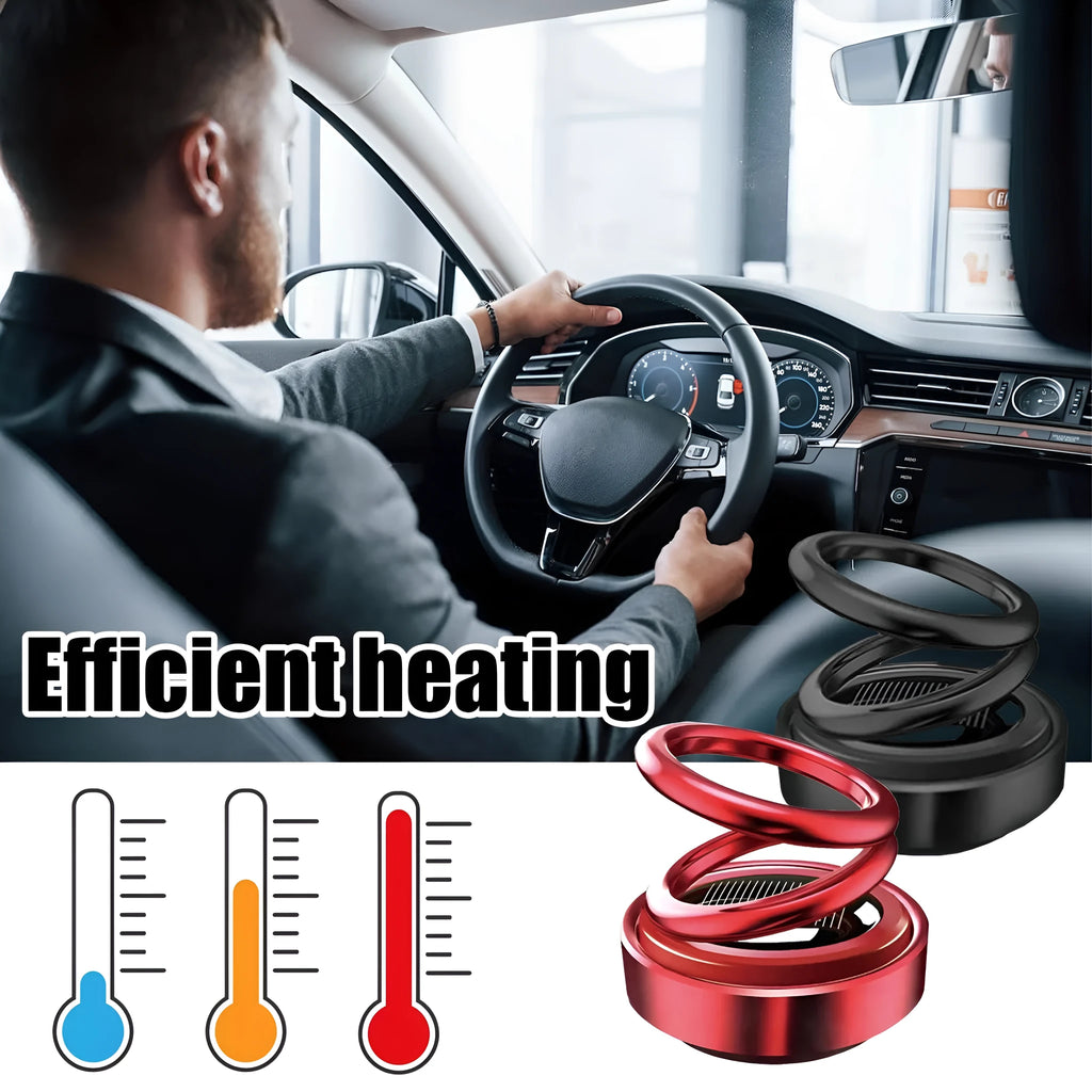 Compact black miniature vibration radiator for car heat dissipation measuring 5.1cm by 6cm