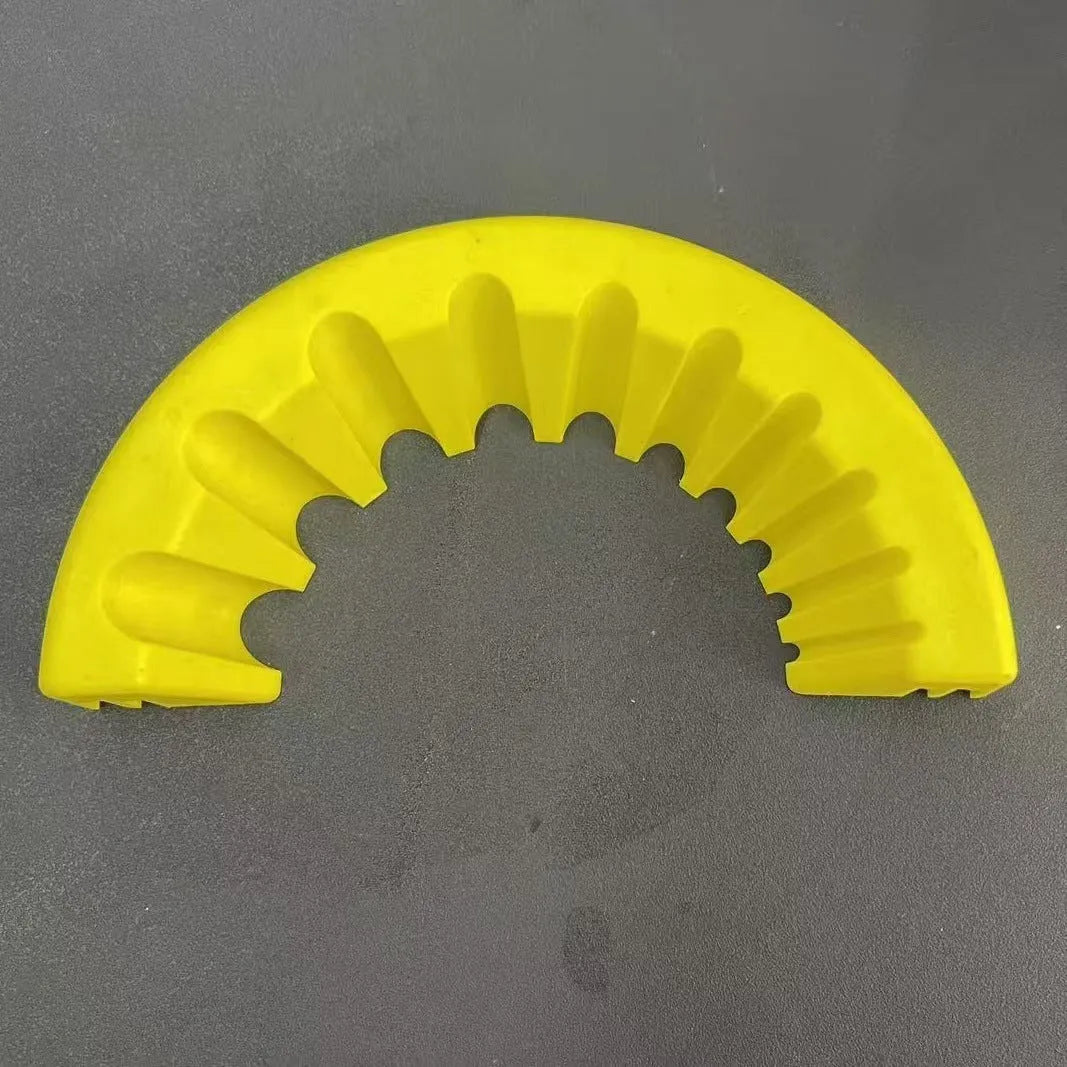 Angle grinder grinding bit bracket holder in yellow, green, or black for silicon sealant application bits
