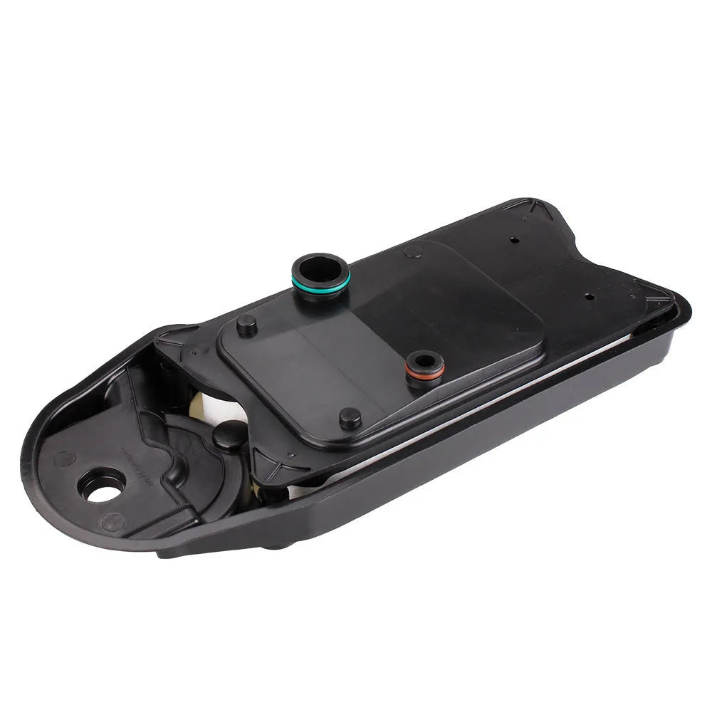 Black automotive ventilation filter for Ram truck 6.7L Cummins engine.
