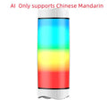 Intelligent Bluetooth speaker with multicolour neon light effects and 3000mAh battery